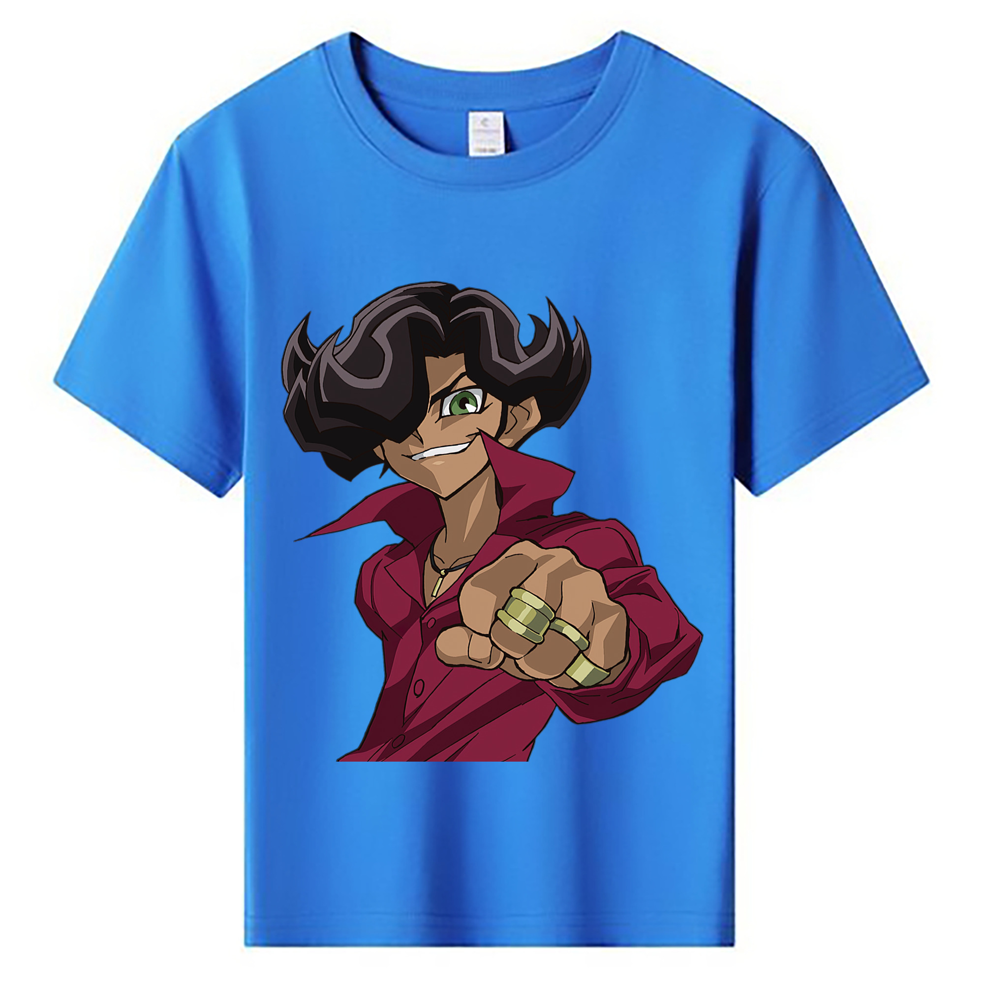 （画像用） 遊☆戯☆王 Yu-Gi-Oh! 綿100％キッズTシャツ（フロントプリント）